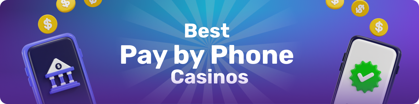 Pay by Phone is a great option for gamblers who prefer funding their casino account without traditional bank cards or e-wallets