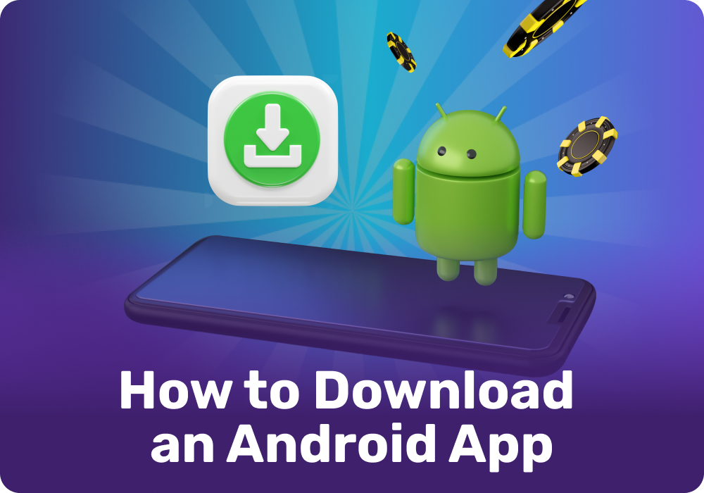 EU players must download the Android casino app as an APK from the casino's website