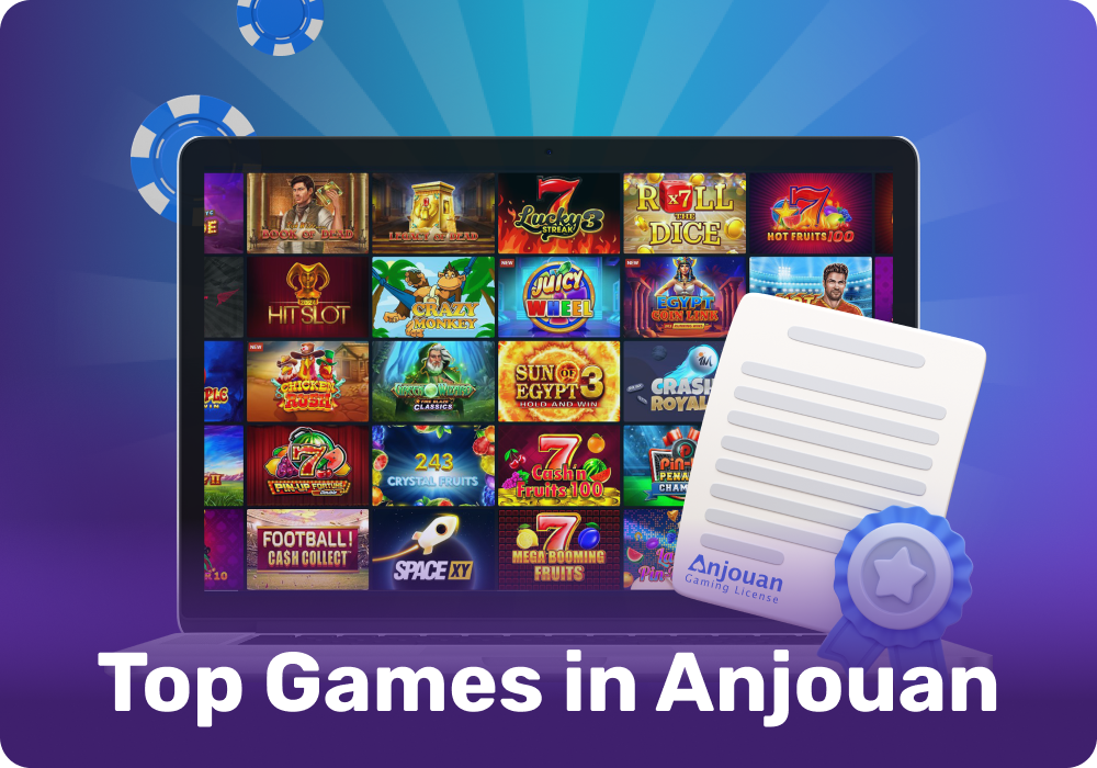 The wide variety of games offered at Anjouan-licensed casinos comes from the continuous stream of fresh concepts by developers
