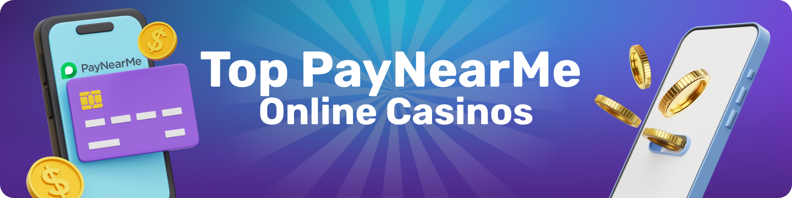 PayNearMe allows you to fund your casino account securely without needing a bank link
