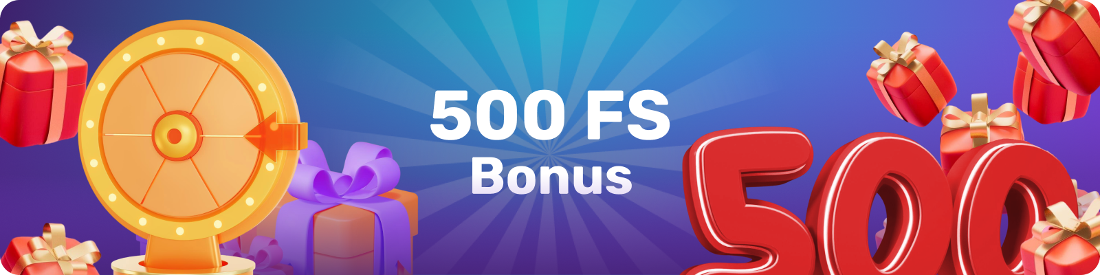 Popular Bonus in the form of 500 free spins at an online casino