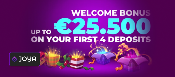 Welcome bonus Joya casino